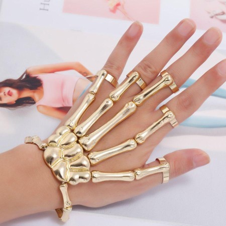 Ghost Hand Skull Bracelet