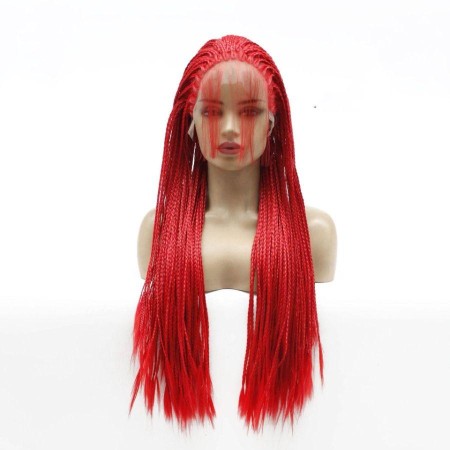 European Double Braided Wig red