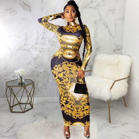Commuter Casual Printed Dress