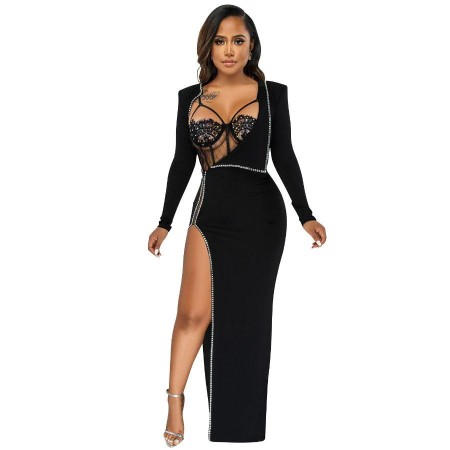 Irregular Long Sleeve Jumpsuit