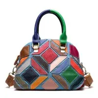 Head Layer Color Leather Cross - Bolso Bandolera