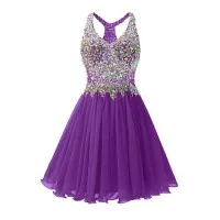 Evening Dress Spring Short Sequined Mesh Small Dress Khloe