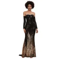 Tube Top And Shoulder Evening Dress Iris