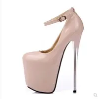 Superhoge Hakken Nachtclub Leren Schoenen Haten Sky High Sloane