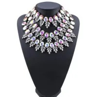 Luxe Blauw Kristal Verfraaid