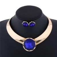 Jewel Necklace Earring Set