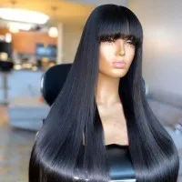 Real Human Hair Straightening Mechanism Wig