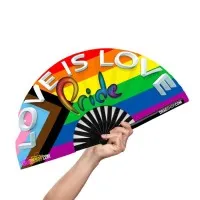 Bamboo Clack Fan Love Is Love Pride