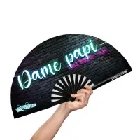 Bamboo Clack Fan Dame Papi Un Poco Más